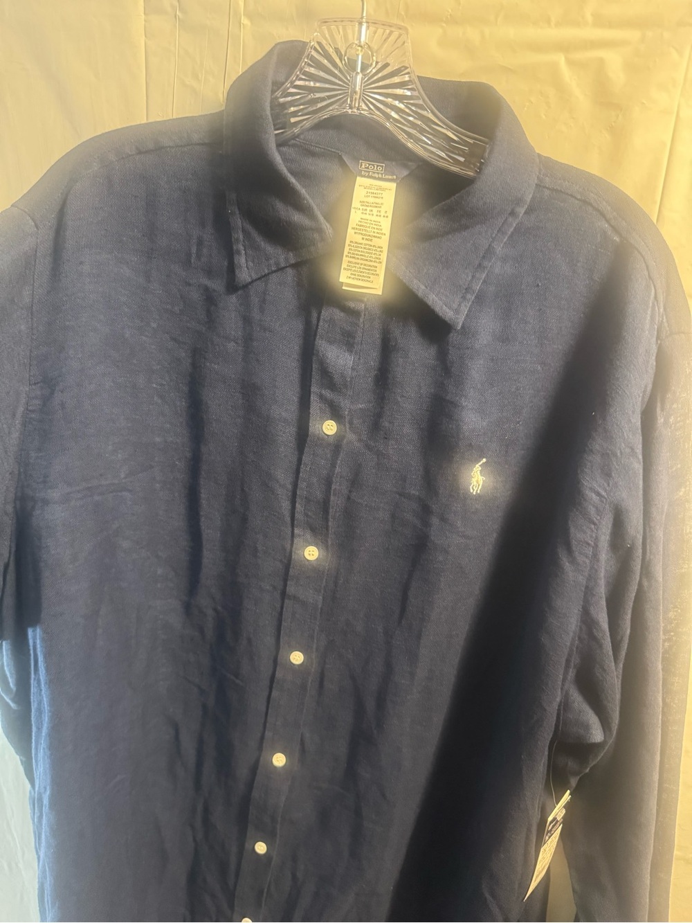 Polo by Ralph Lauren Navy Dress with Yellow Logo - Picture 6 of 8